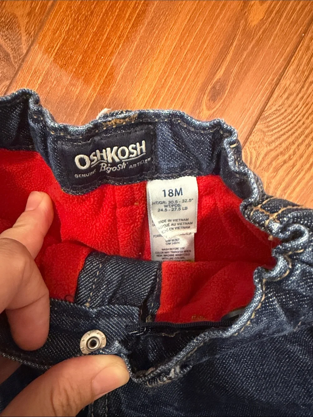 OshKosh B'gosh Dark Indigo Toddler Jeans